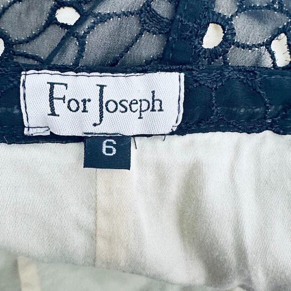 Vtg For Joseph Size 6 Black Lace Skirt Knee Length A Line Whimsigoth Dark Fairy - Picture 8 of 10